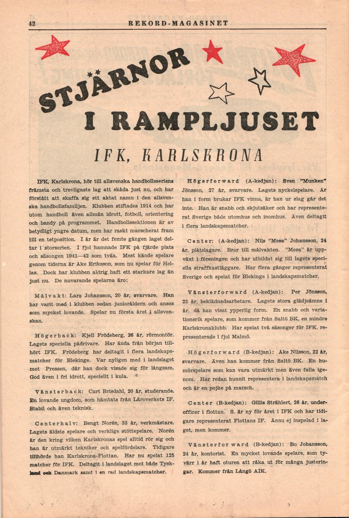 IFK Karlskrona säsongen 1943/44