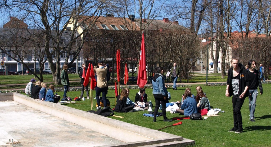 Vänsterpartiets 1 maj 2013 i Karlskrona