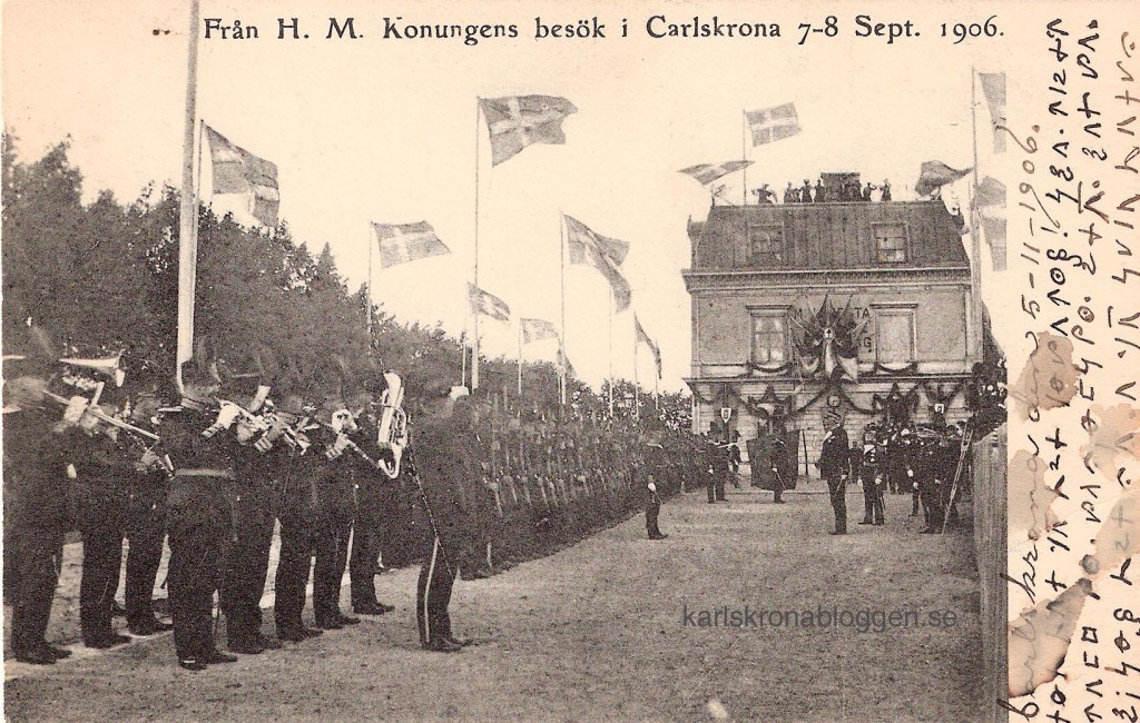 Oscar II:s sista besök i Karlskrona 1906