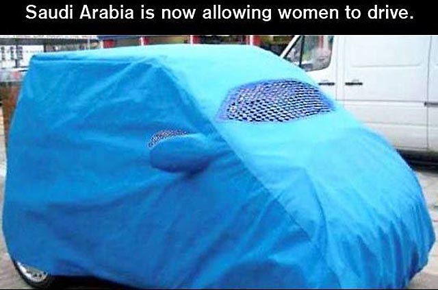 Nu kanske kvinnor kan köra bil även i Saudiarabien