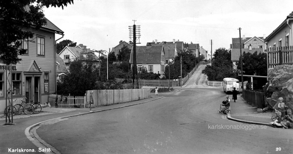 Saltövägen cirka 1950