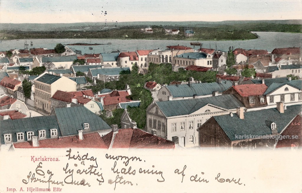 Utsikt över staun 1904