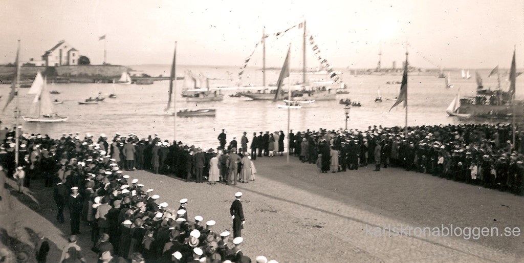 Fidra återkommer till Karlskrona den 11 september 1922