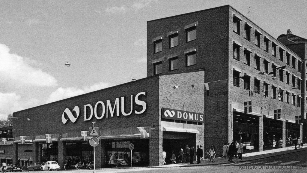 Domus öppnar sitt nya varuhus i Karlskrona 1967