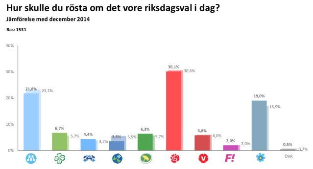 Sverigedemokraterna 19 %