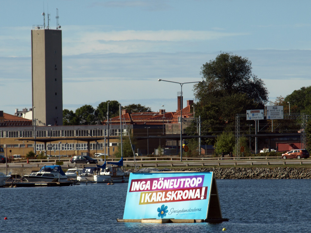 Inga böneutrop i Karlskrona