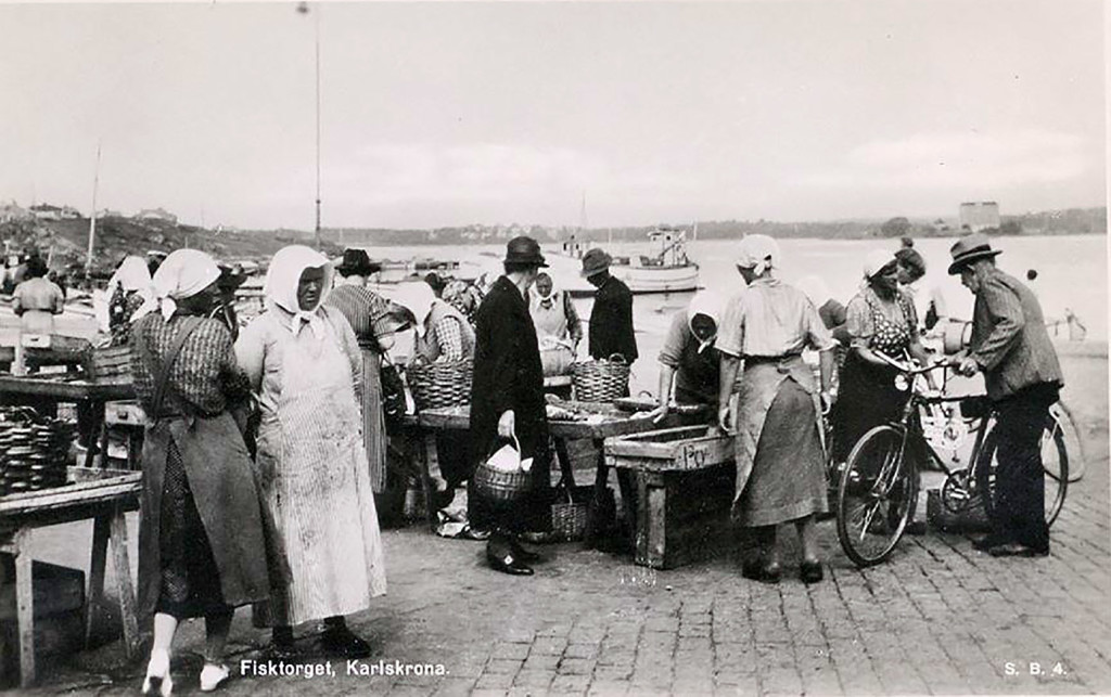 Fisktorget kring 1940