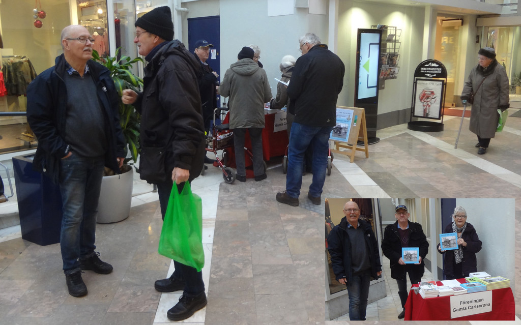 Föreningen Gamla Carlscrona säljr årsboken 2016 i Wachtmeister Galleria