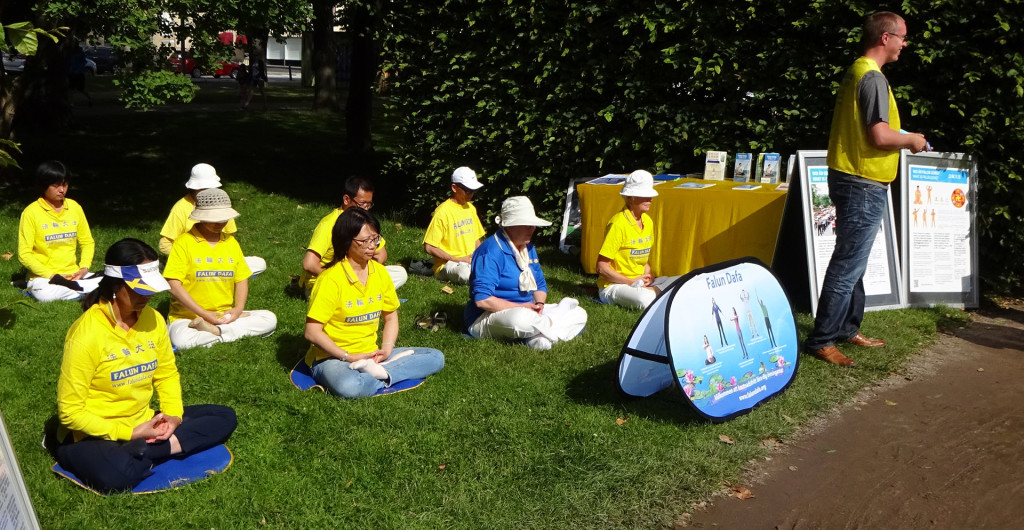 "Falun Gong" i Hoglands park