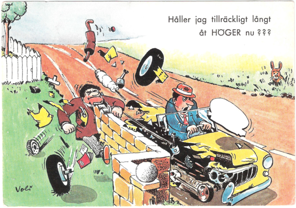 50 år sedan högertrafiken