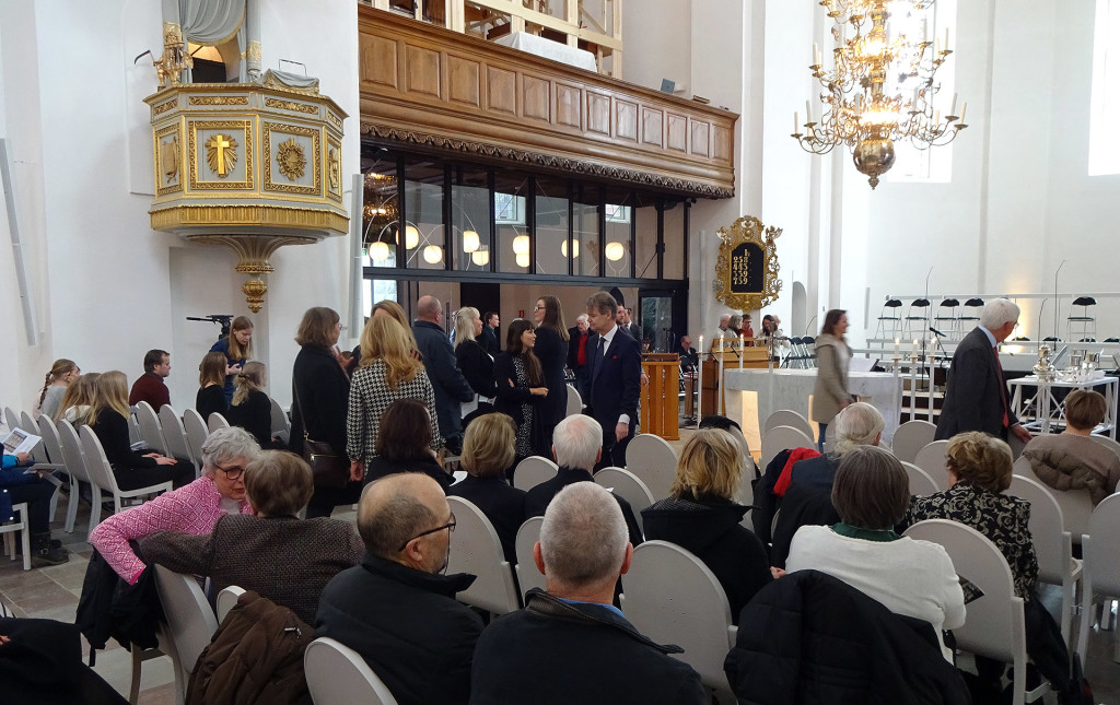 Återinvigningen av Fredrikskyrkan på Palmsöndagen den 25 mars 2018
