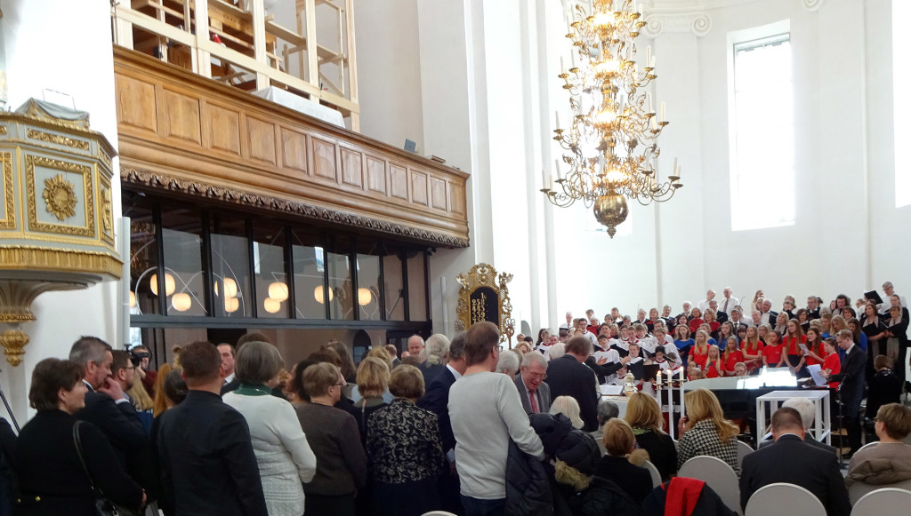 Återinvigningen av Fredrikskyrkan på Palmsöndagen den 25 mars 2018