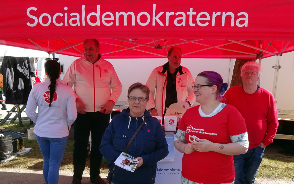 Socialdemokraterna på Lyckeby Marknad