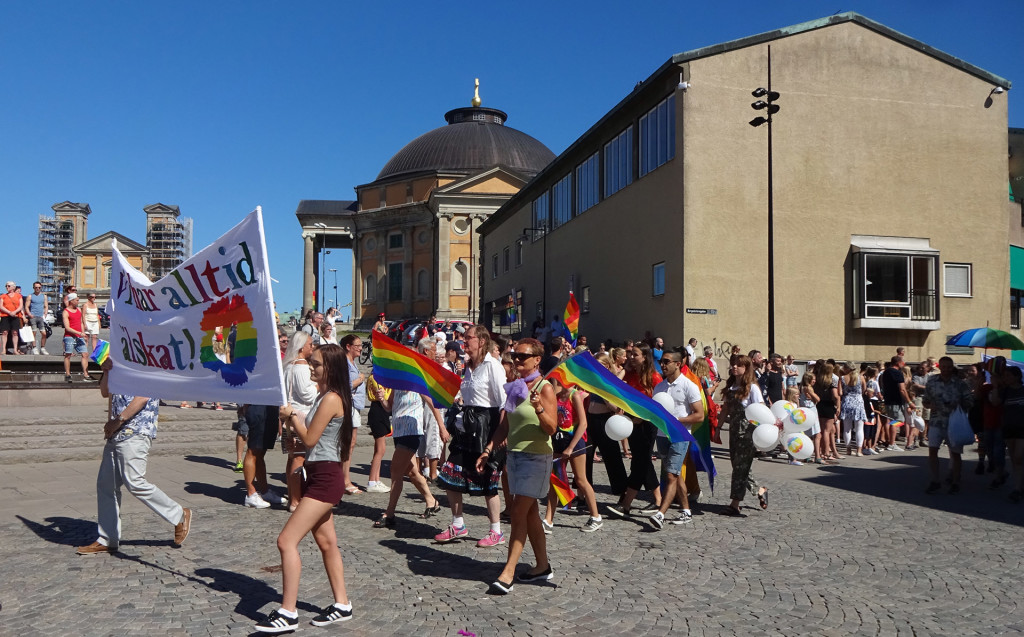 Bildspel från "Karlskrona Pride" 2018-06-02