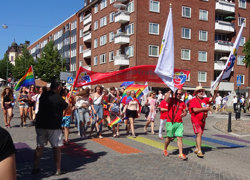 Bildspel från "Karlskrona Pride" 2018-06-02
